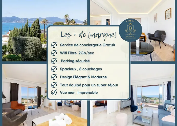 Style Architect - Standing - Modern - 50m plage - Clim - Wifi